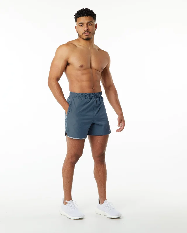 Core Stride Short 5” - Whale Blue