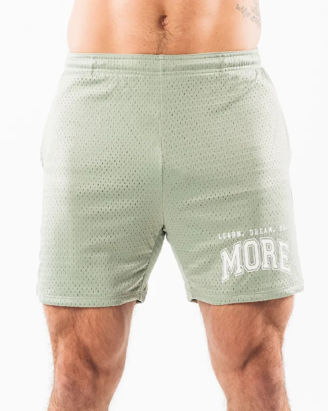 LDB More Mesh Short 6"" - Sage