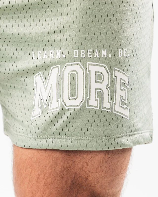 LDB More Mesh Short 6"" - Sage