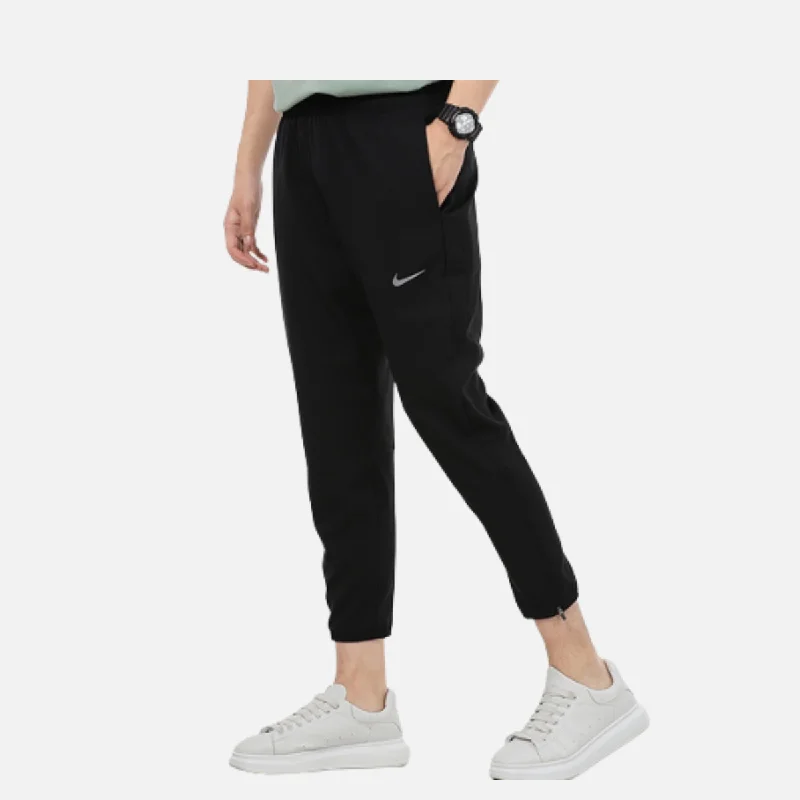 Nike Genuine Men's Trousers Dri-FIT Challenger Woven Running -Black