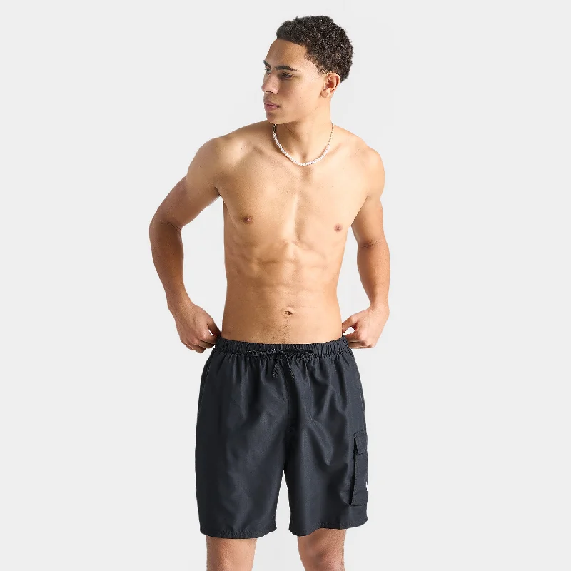 Nike Swim Packable Cargo Shorts / Black