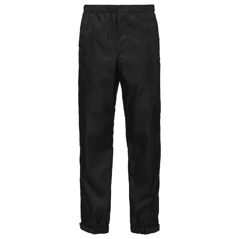 Prada Black Nylon Track Pants