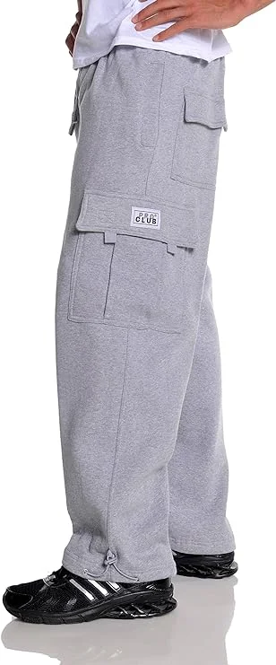 Pro Club Men's Heavyweight Fleece Cargo Pants