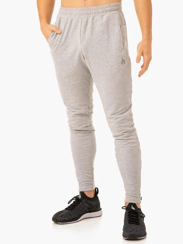 Pursuit Track Pants - Light Grey Marl