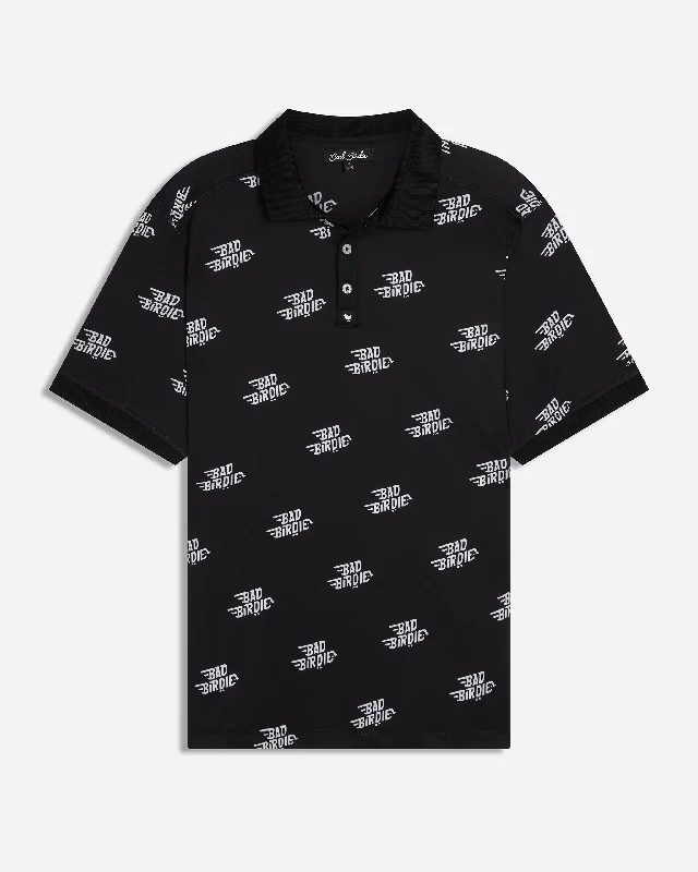 Flighted Black Ridge Polo