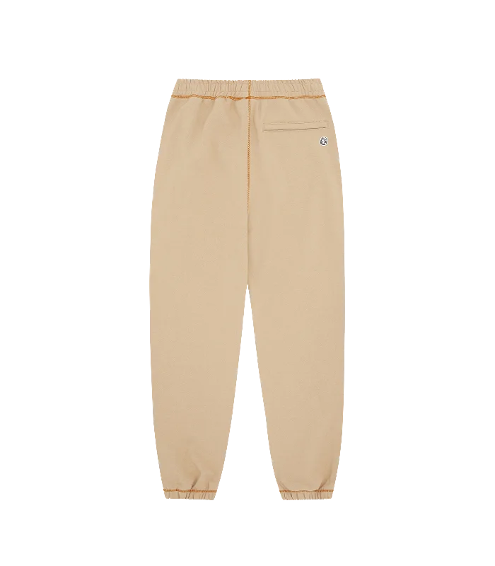 SCRIPT LOGO SWEATPANTS - TAN