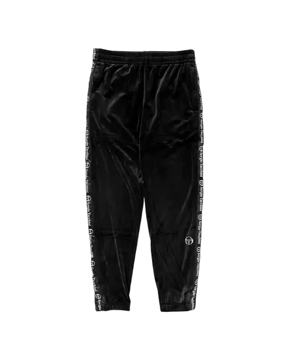 Sergio Tacchini Men's Logo Velour Track Pants