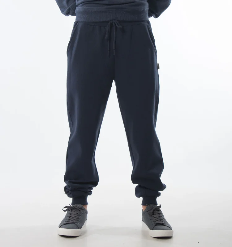 SLANT POCKET TRACKPANTS – NAVY