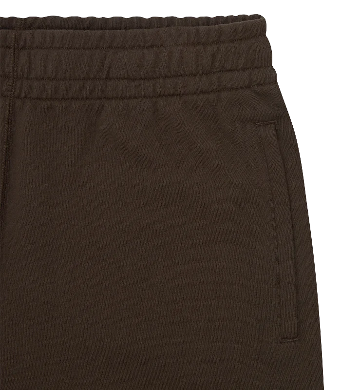 SMALL ARCH LOGO SHORTS - BROWN