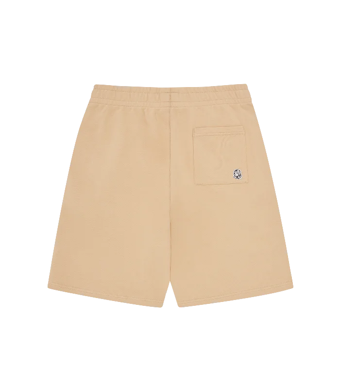 SMALL ARCH LOGO SHORTS - SAND