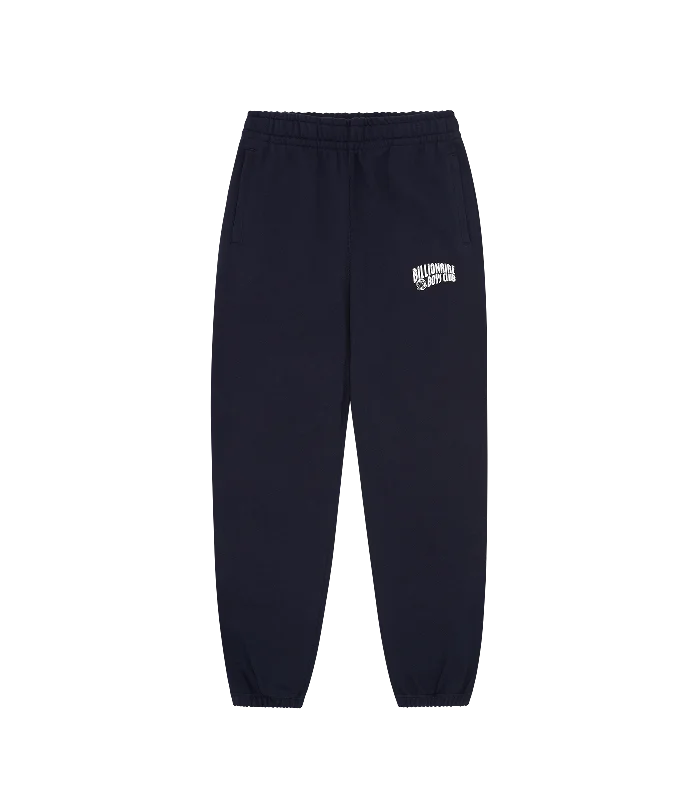 SMALL ARCH LOGO SWEATPANTS - NAVY/WHITE LOGO