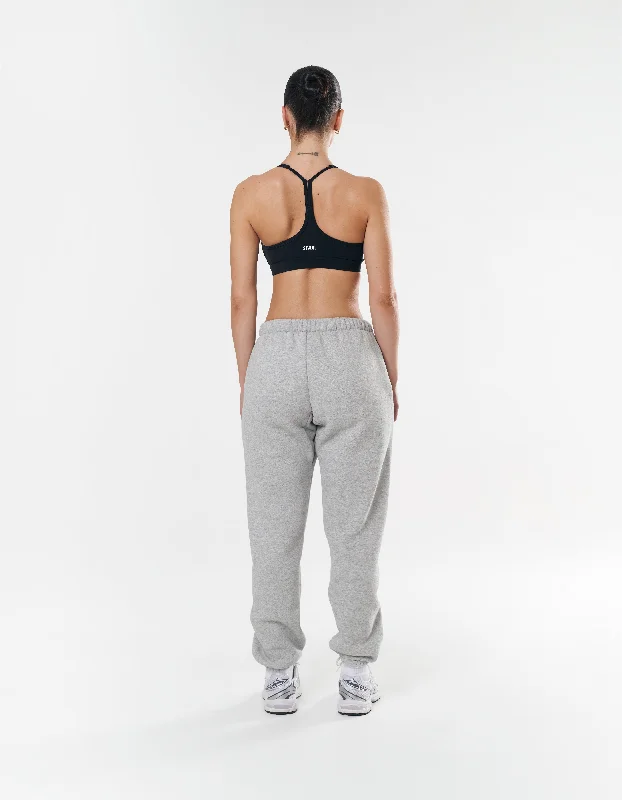 Classic Cuffed Jogger - Dark Grey Marle