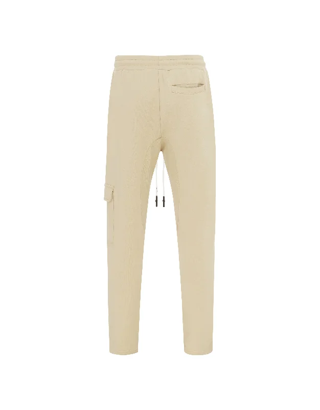 Mens Fitted Jogger - Cream