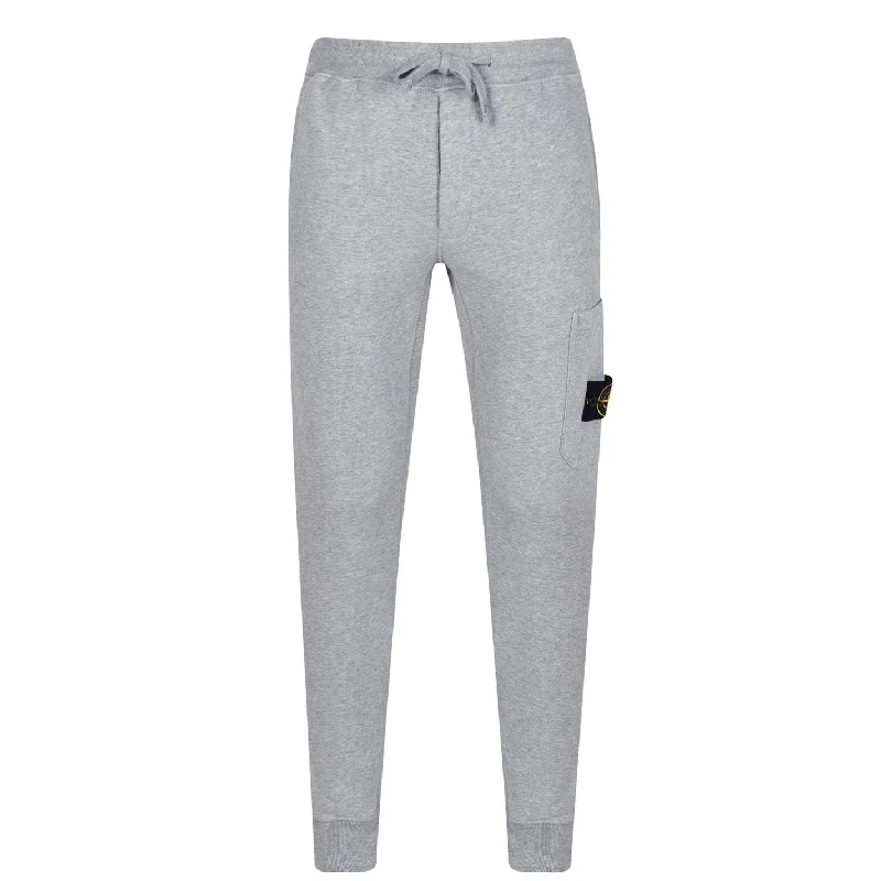 Stone Island Grey Cuffed Sweatpants