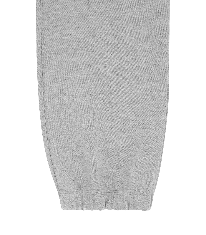 STRAIGHT LOGO SWEATPANTS - HEATHER GREY