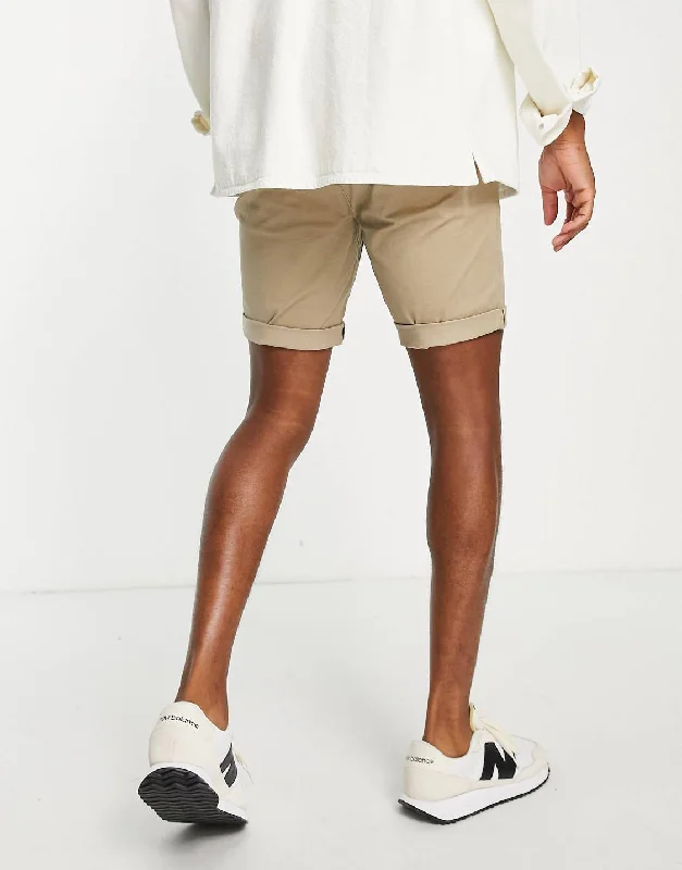 Skinny Chino Short Stone