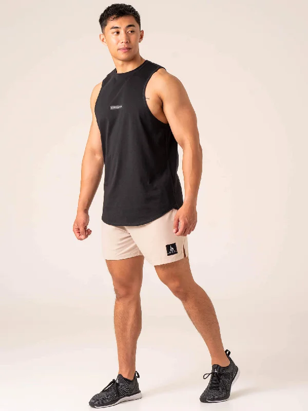 Terrain Mesh Gym Shorts - Chalk