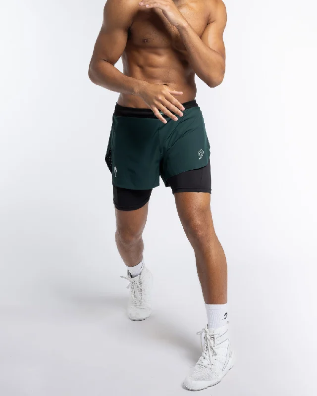 Tunero 2-in-1 Shorts - Green