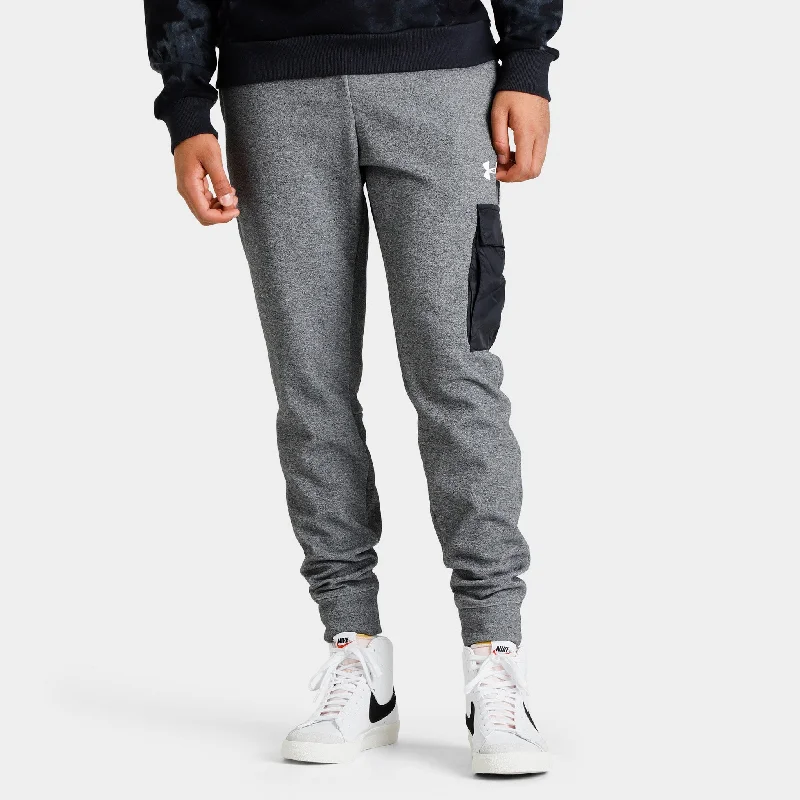 Under Armour JD Summit Knit Pants Black Light Heather / White