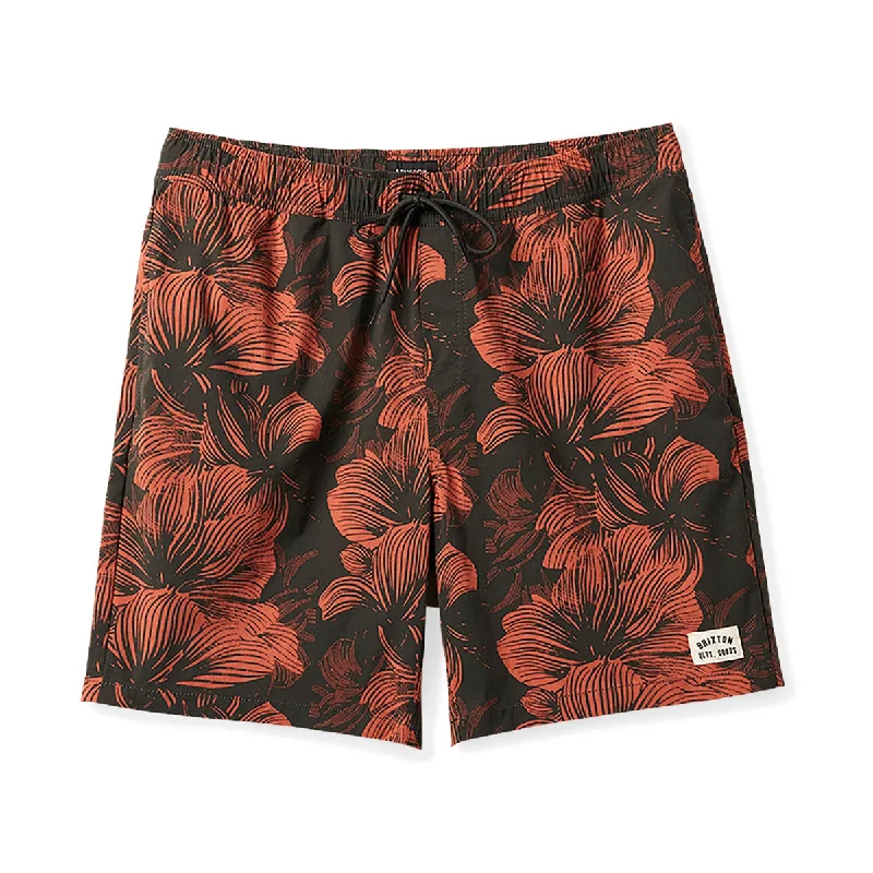 M / WASHED BLACK/TERRACOTTA FLORAL