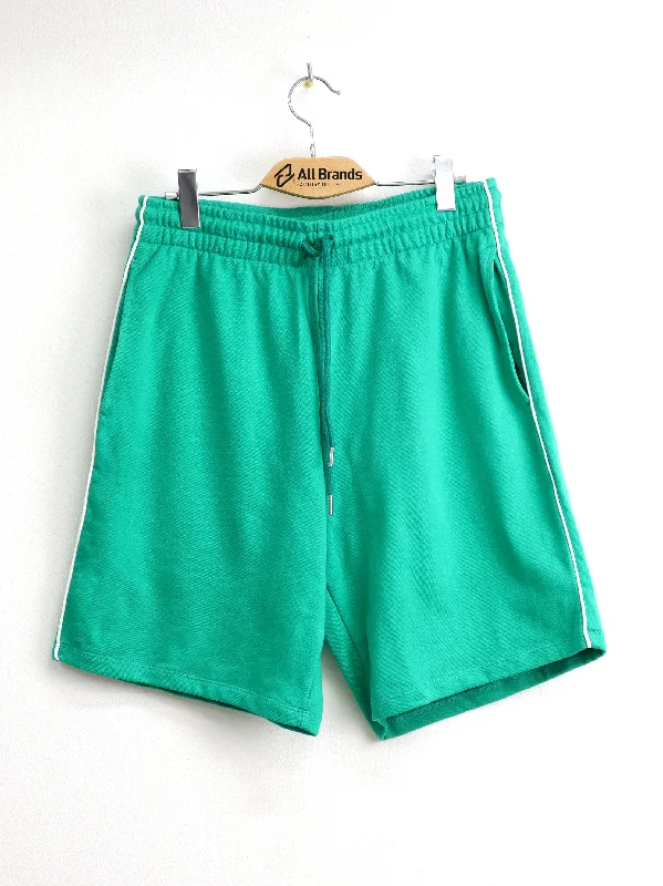 Men's Plain Solid Short,Green