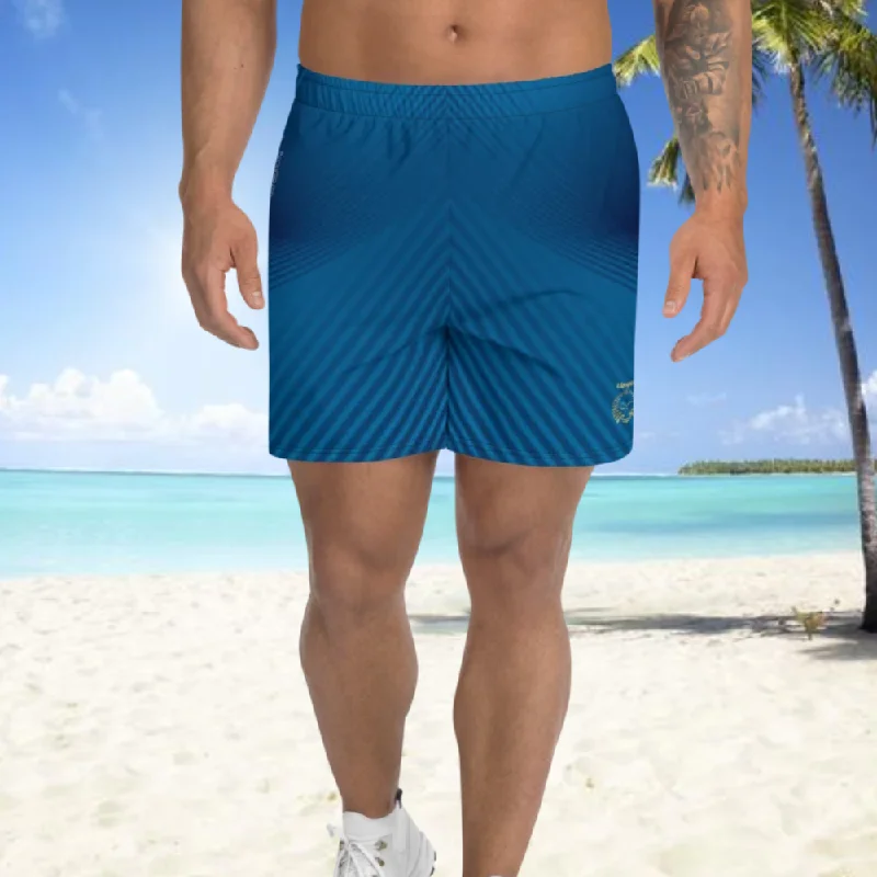 Athletic Long Shorts - Blue Arrow