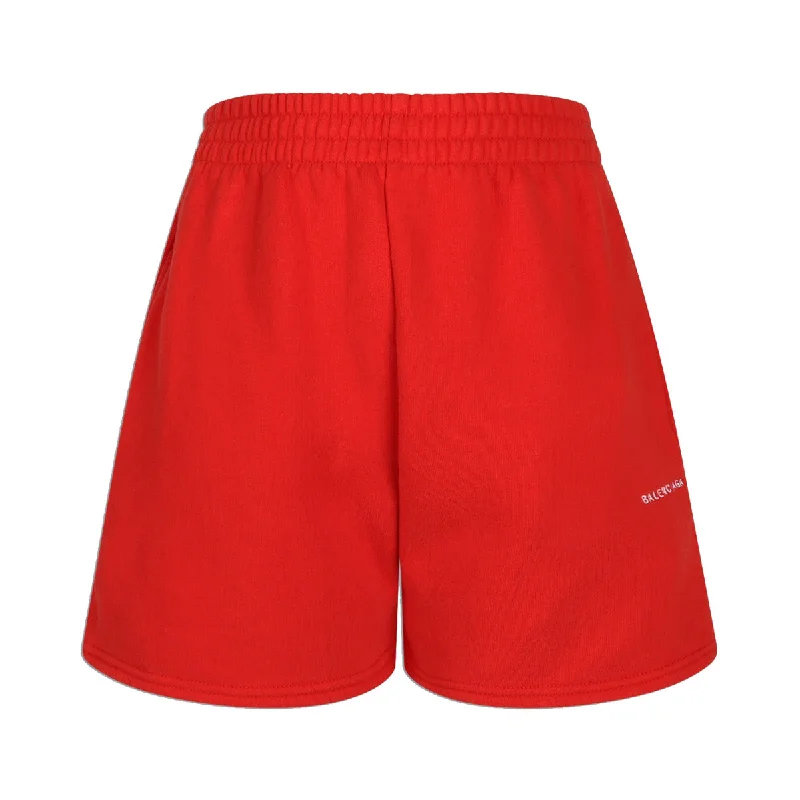 Kids Balenciaga Red Sweatshorts