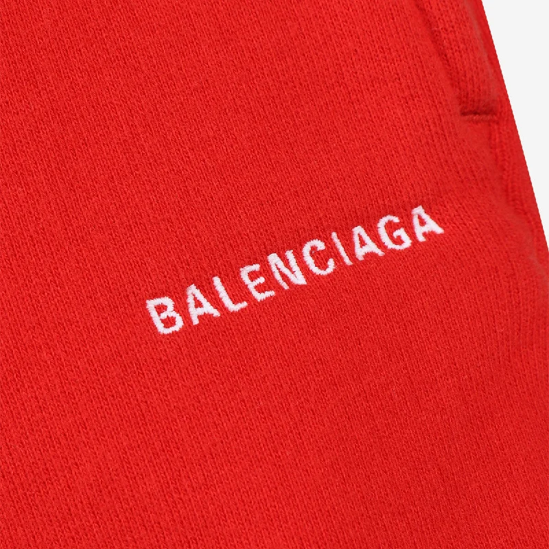 Kids Balenciaga Red Sweatshorts