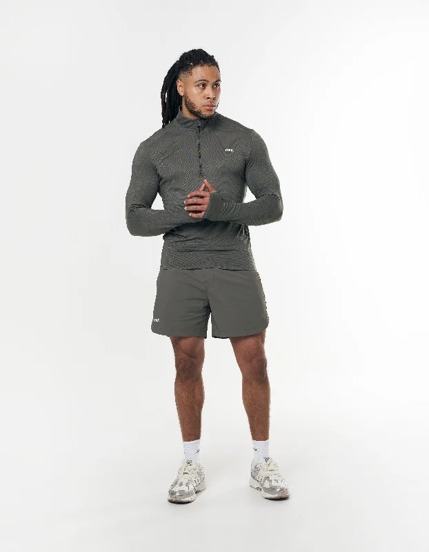 Mens Sport Nylon Shorts - Grey