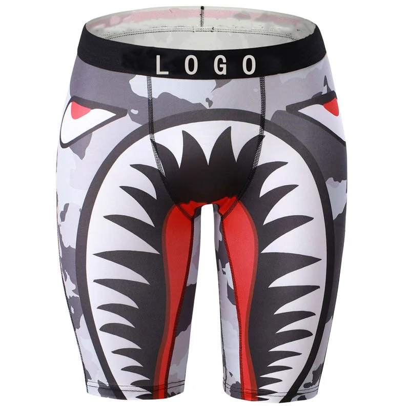 Oem brand custom Factory Custom New  Shorts Printed Underwear Casual Underwear For Men 3xl Plus Size Boxers Briefs Boxer