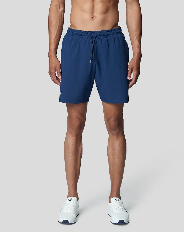 Peacoat Active 6"" Mesh Panel Shorts