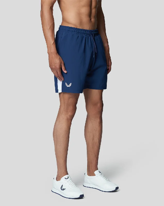 Peacoat Active 6"" Mesh Panel Shorts