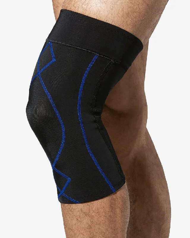 Stabilyx Knee Compression Sleeve: Men's Black/Blue