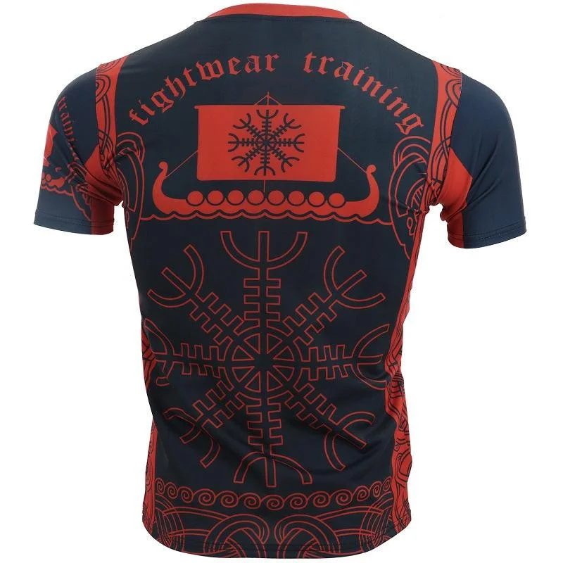 T-shirts+Shorts Men Boxing Shorts Rashguard