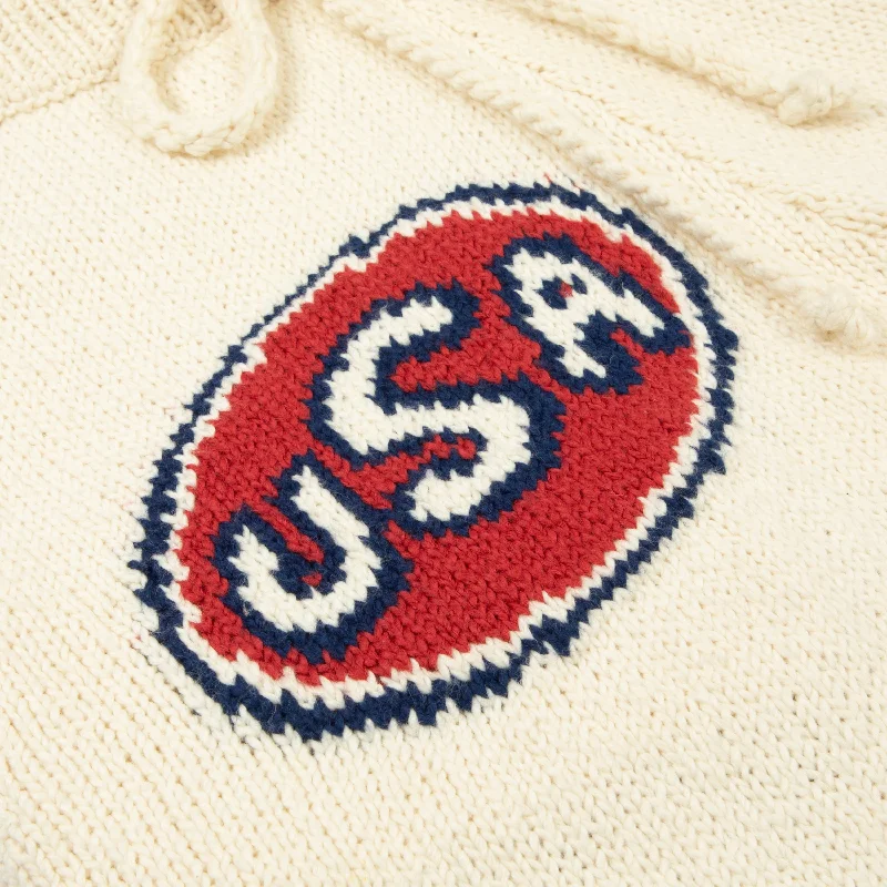 USA Knit Shorts (Cream)