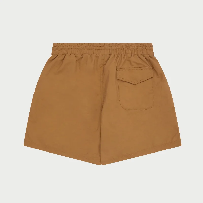 Nylon Championship Shorts (Camel)