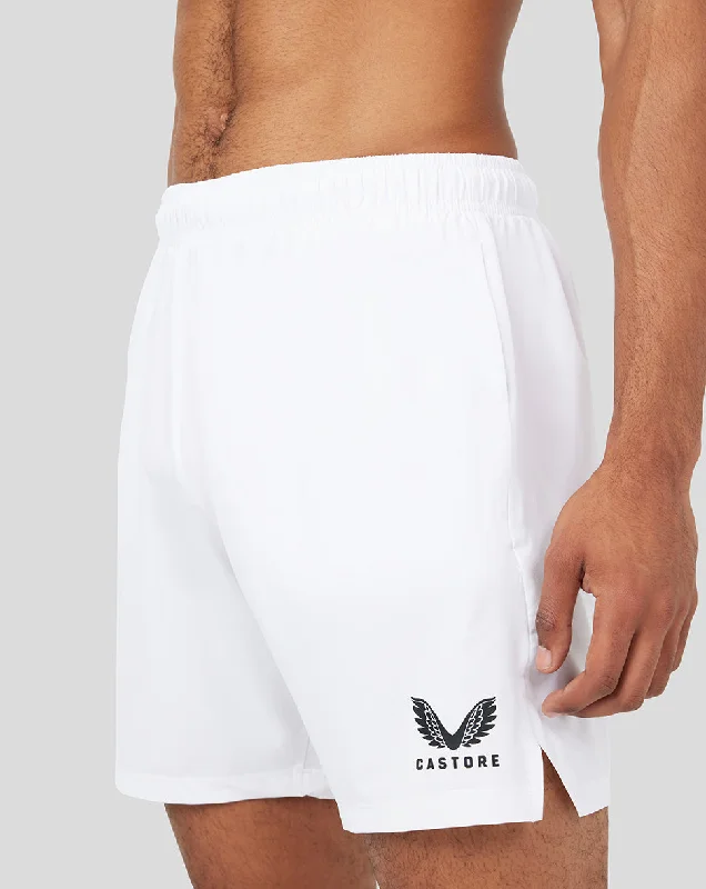 White Core Training Shorts