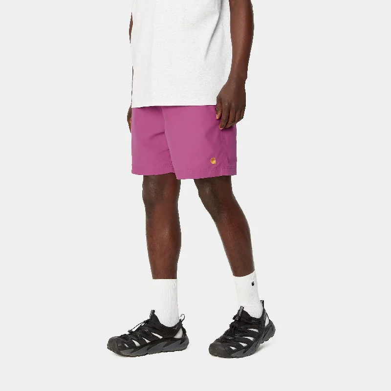 CHASE SWIM TRUNKS - Magenta / Gold