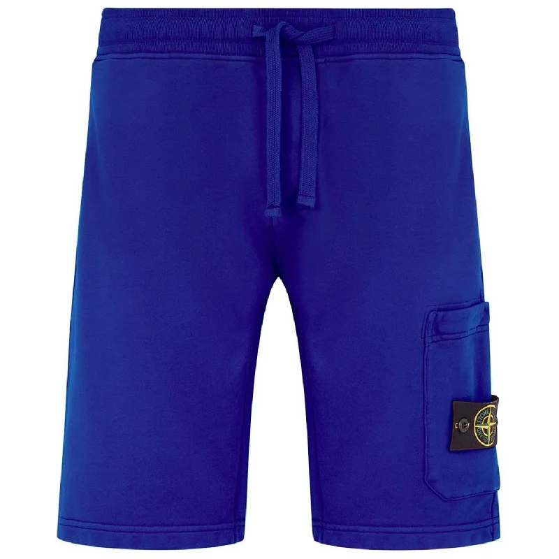 Stone Island Blue Sweatshorts