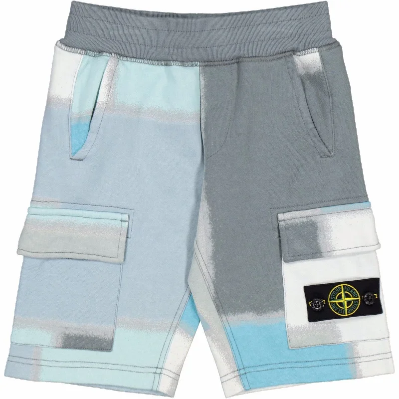 Stone Island Junior Camo Shorts