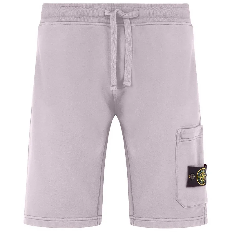 Stone Island Pink Cotton Sweatshorts