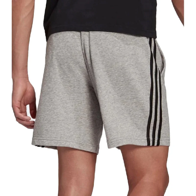 adidas AeroReady Essentials 3 Stripes Mens Training Shorts - Grey