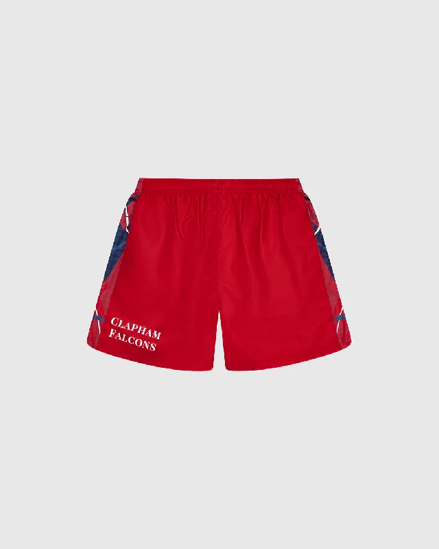 CF:008 - Clapham Falcons Training Shorts - Red