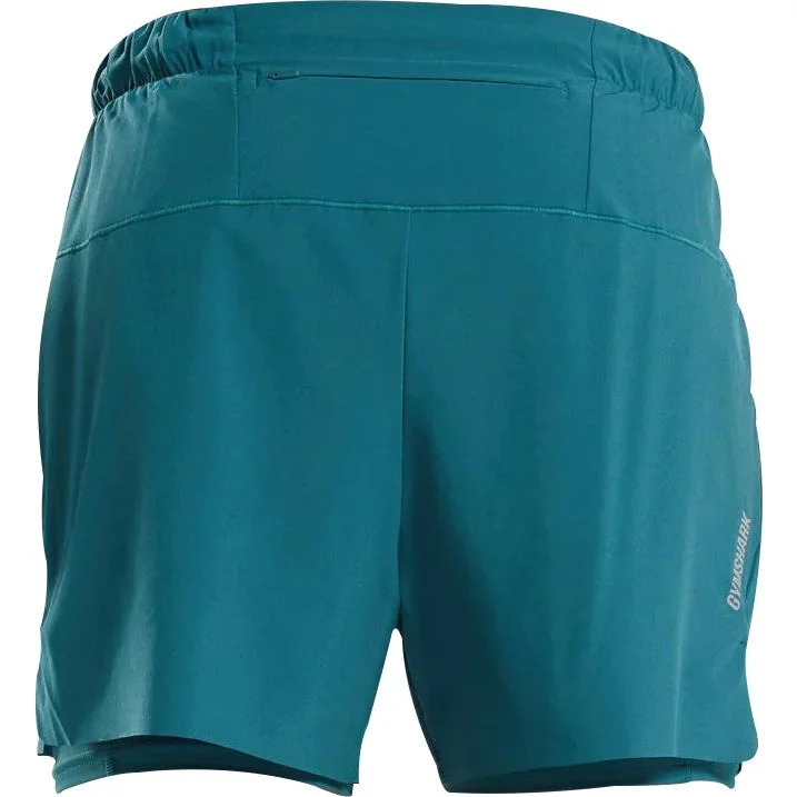 Gymshark Speed 2 In 1 Mens Training Shorts - Green