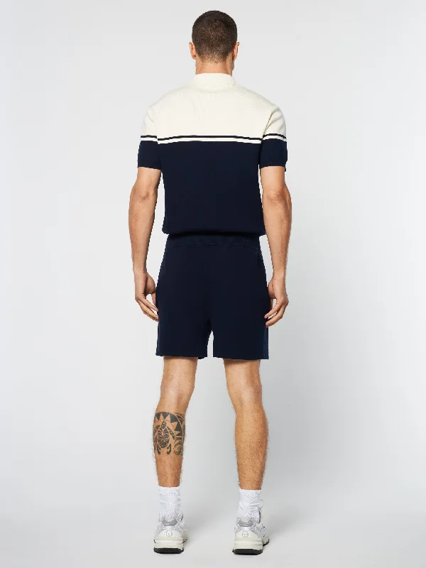 Roselli Knit Short- Maritime Blue