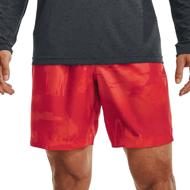 Under Armour Adapt Woven Mens Training Shorts - Red