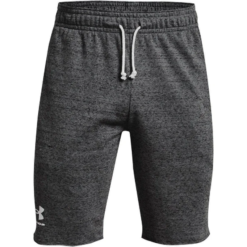 Under Armour Rival Terry Mens Training Shorts - Grey