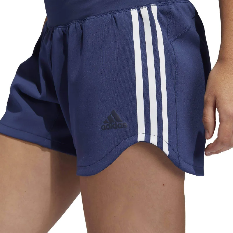 adidas 3 Stripes Woven Womens Training Shorts - Blue