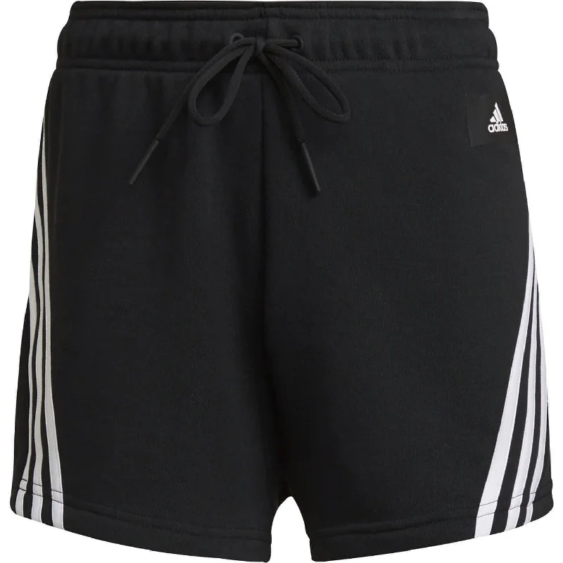 adidas Future Icon 3 Stripes Womens Training Shorts - Black