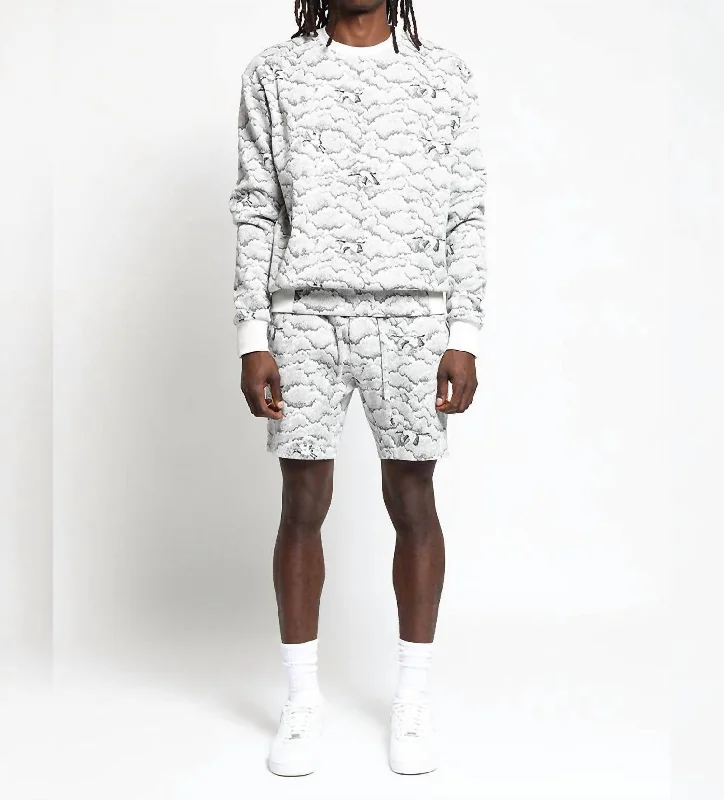 Atmosphere Hyper Reality Knit Short In Cement